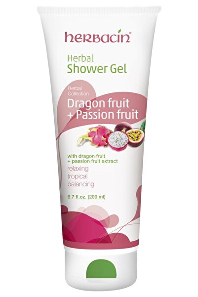 Herbacin Gel de dus Fructul pasiunii si Fructul Dragonului, Herbacin, 200 ml