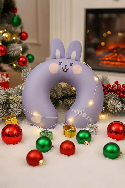 Miniso Mini Pals Serisi Hafızalı Köpük Boyun Yastığı (Robin Bunny)