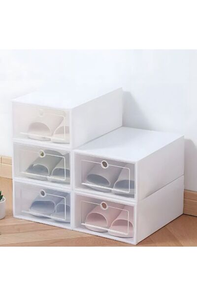 selling depot Set de 8 cutii organizatoare pentru încălțăminte – 14x23x33 cm,...
