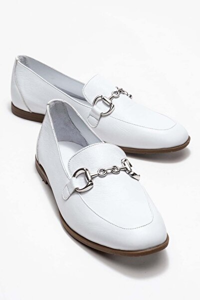 Zeynep Sıradağlı Balerini din piele naturală Adel pentru femei, albi