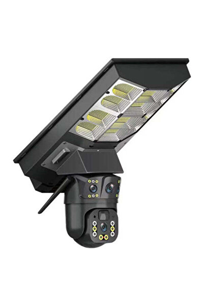 Sanlux Lampa Solara cu Camera de Supraveghere SIM 4G, Aplicatie Mobila V380, 1920x2160, Microfon + Difuzor