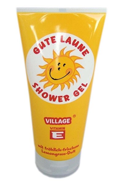 Village Cosmetics Gel de dus Smiley cu Lamaita, Village Cosmetics, 200 ml
