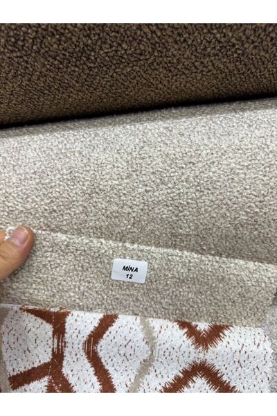 Enesar Home PUFY (BEJ) Yumuşak Döşemelik Kumaş Premium Kalite