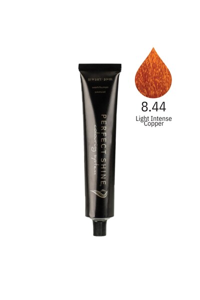 PERFECT SHINE Permanent Profesyonel Saç Boyası 100ml - Açık Sultan Bakırı/Zen...