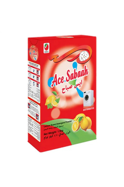 Ace Sabaah Lemon Scented Automatic Laundry Detergent Powder- 1.5kg