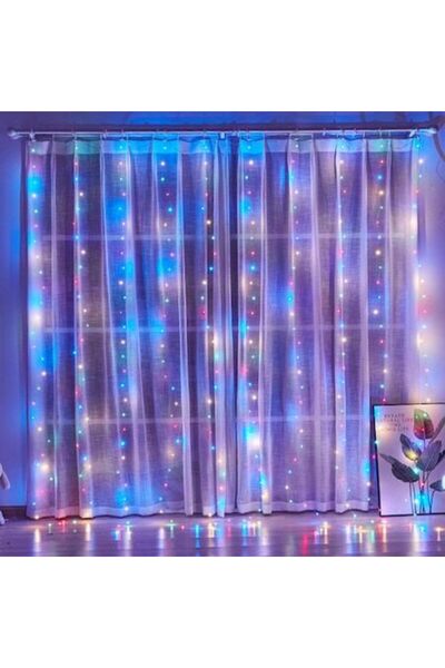 selling depot Perdea luminoasă LED, 2m x 2m, 240 LED-uri multicolore