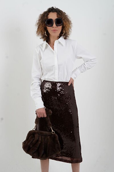 Zelish My Sister Ecru Pencil Shirt