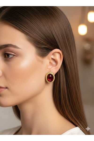 Accessories doğaltaşlı küpe