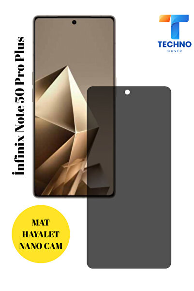 foxpower İnfinix Note 50 Pro Plus Hayalet Cam Mat Nano Ekran Koruyucu Darbele...
