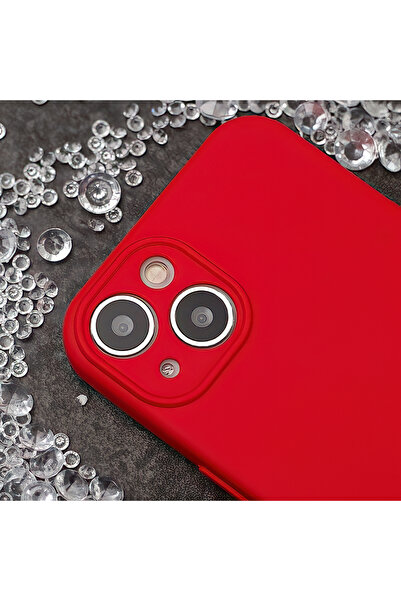 OEM Silicone case with anti-scratch microfiber interior, red color for Iphone...