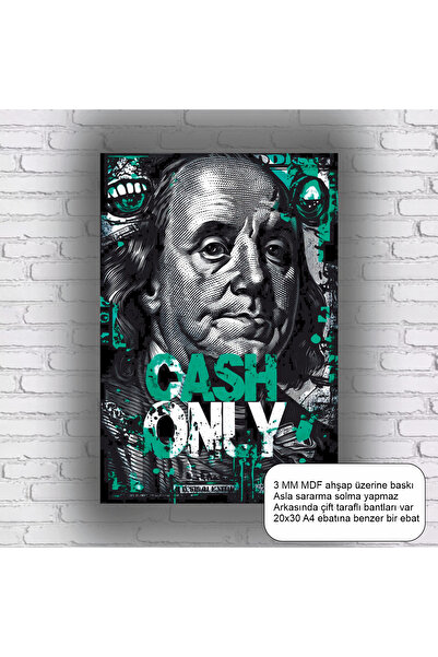 Hayat Poster dolar american bani numai bani în numerar amuzant și elegant, pi...