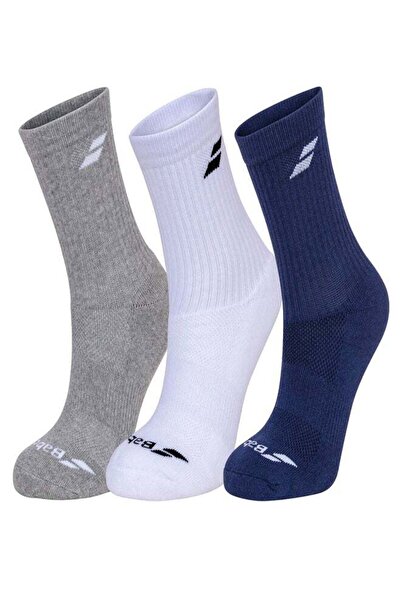 BABOLAT Junior Tennis Socks 3 Pairs Pack Size 31/34 - Comfortable Breathable ...