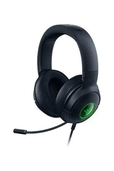 RAZER Kraken V3 X USB Gaming Headset - Triforce 40mm, HyperClear Mic, 7.1, Chroma RGB - Black