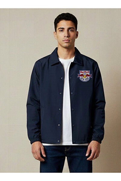 SP Characters جاكيت رجالي مطرز بشعار فريق نيويورك ريد بولز