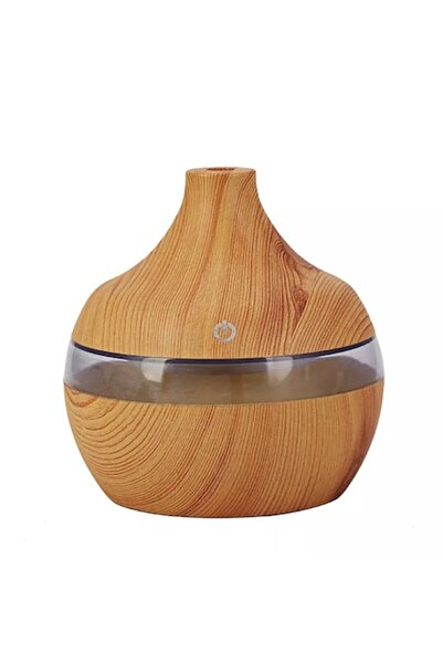 selling depot Difuzor de aromaterapie / Umidificator LED - Lemn deschis, 300 ml