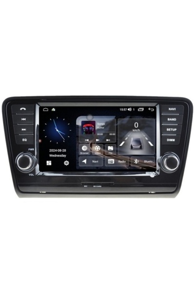 NAVI-ABC Специализирана навигация за Skoda Octavia 3 (2013-2020), 8-инчова, 4...
