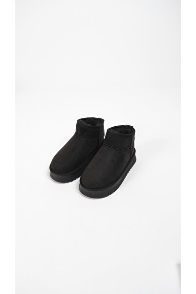 shop UCC İçi Kürklü Süet Kışlık kalın Taban Kız Erkek Çocuk Botu