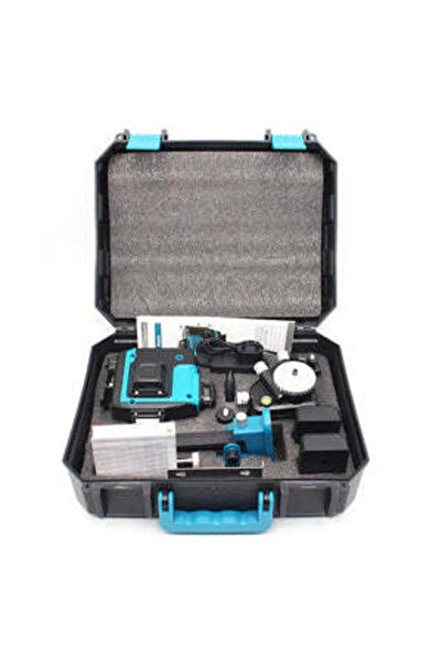 Sanlux Kit Nivela Laser, autonivelare, telecomanda, linii verzi, 4x360°, trepied inclus