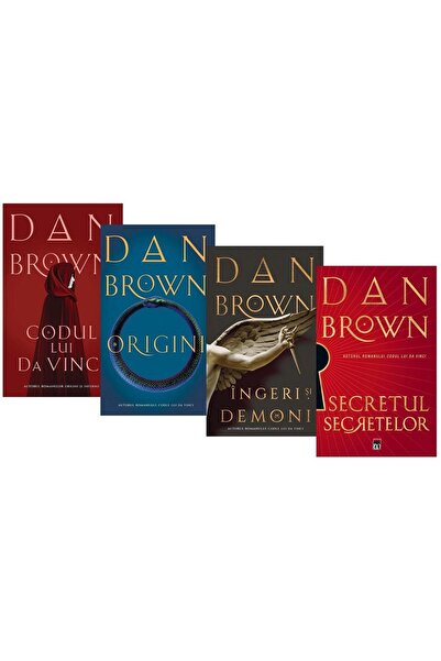 Editura Rao Books Pachet Dan Brown: 1. Secretul secretelor; 2. Inger