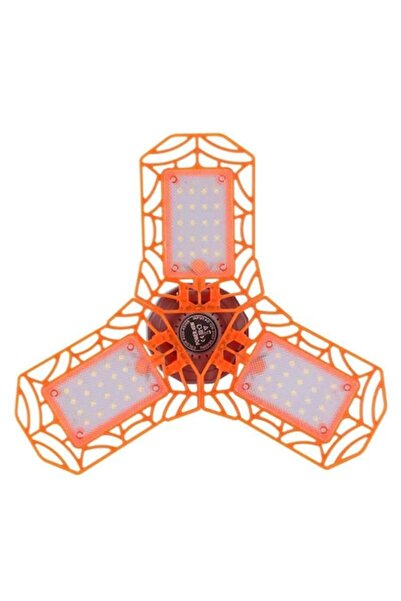 selling depot Lampă de garaj LED, aripioare flexibile reglabile, 30W, 6500K, 3000 lm, portocaliu