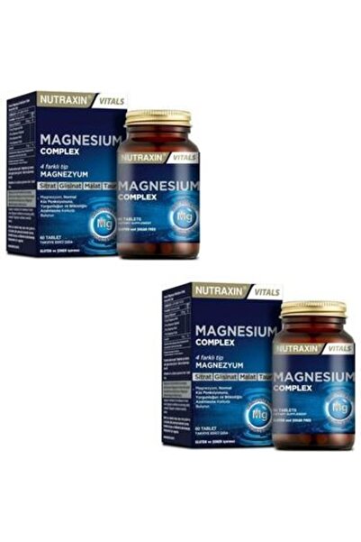 Nutraxin Magnesium Complex 60 Tablet x2 Adet