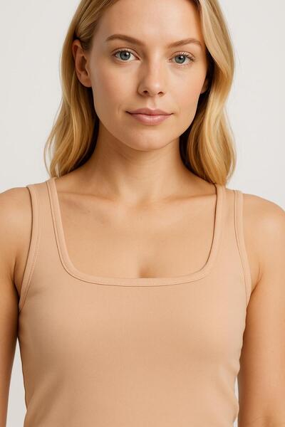 Jewia 490 TEN U YAKA LİKRALI PAMUK ATLET