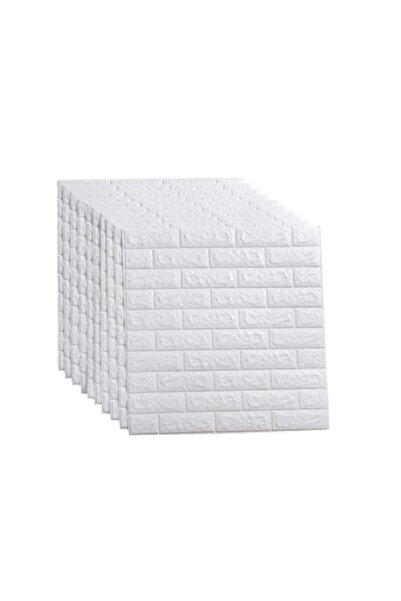 selling depot Set de 10 panouri de tapet 3D autoadeziv, 70x70 cm, relief cără...