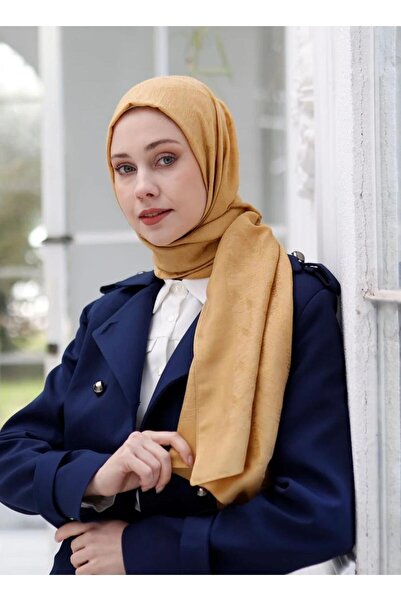 Valentino Orlandi Siena, Jacquard Cocoon Shawl - Signature Pattern - 11 - Gold