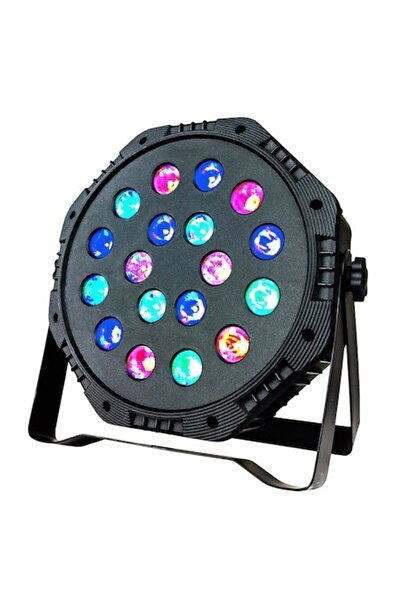 selling depot Φωτιστικό LED για σκηνή, 18 LED RGB, ρυθμιζόμενη ένταση, εφέ λέ...