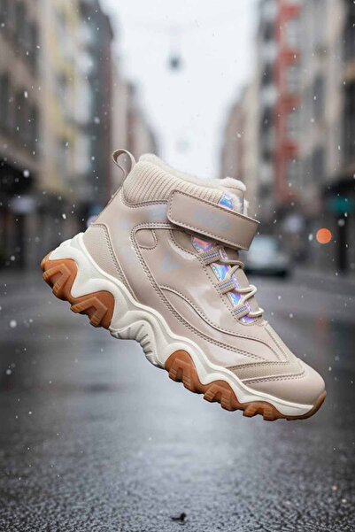 Vicco Cizme de iarnă pentru exterior cu talpă intermedie din shearling pentru...