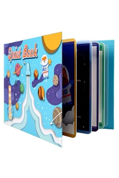OEM Educational sticker book (Quiet Book) - Space theme, 10 pages
