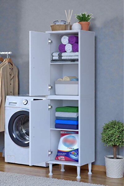 Eliusta Nuve Geniş Depolama Alanlı Dolap 50 cm Banyo/Mutfak Çok Fonksiyonlu 5...