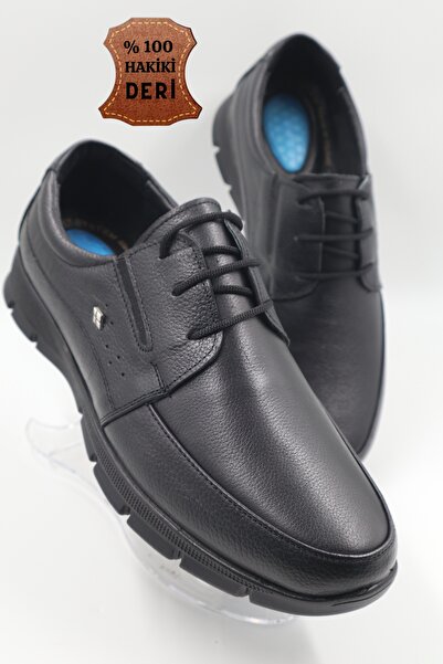 nazenintasarımlar Men's Genuine Leather Ultra Comfortable Gel Brown Casual Shoes