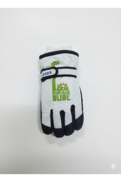 REBBEX Copii 9-15 ani Dinosaur Dude Mănuși de zăpadă impermeabile, cu interio...