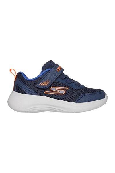 SKECHERS أحذية إغلاق تكيفي مع إعادة ضبط المحددات - أزرق داكن وبرتقالي
