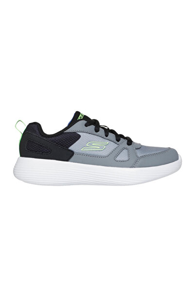 SKECHERS حذاء جو رن 400 V2 تكنكس برباط - أسود ورمادي