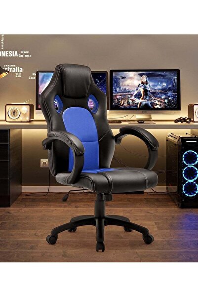 Roman Gifts Ergonomic Racing Gaming Office Chair with Backrest, 360° Swivel, ...