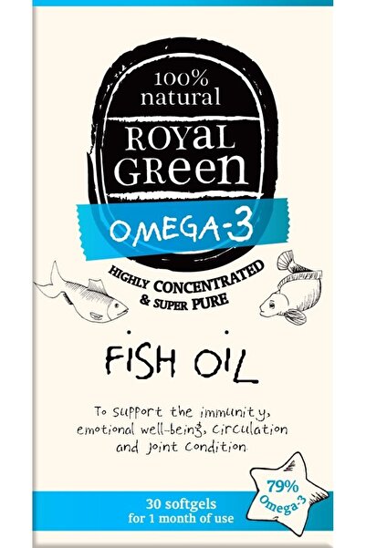 Royal Green Fish Oil, Royal Green, 60 Capsules