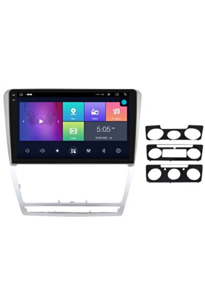 Piloton Navigație pentru Skoda Octavia 2 (2004-2013) - 2K QLED, 4GB, 64GB, Oc...