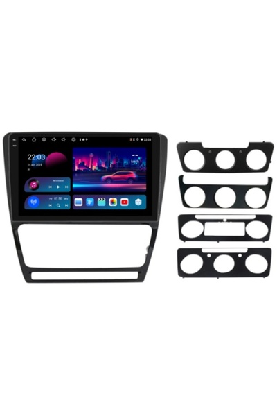 Piloton Navigație pentru Skoda Octavia 2 (2004-2013) - 10 inch, 4 GB RAM, 64 ...