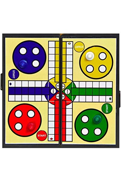 Margoun لعبة لودو مغناطيسية للأطفال والكبار، لعبة لوحية قابلة للطي للسفر