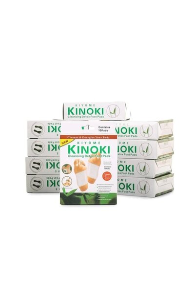 Kinoki Set de 50 de plasturi, tratament detoxifiant