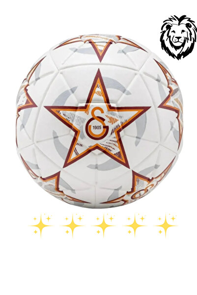 Galatasaray New Collection Series Licensed 32 Panel Stitched Number 5 Football Ball White 2025-2026