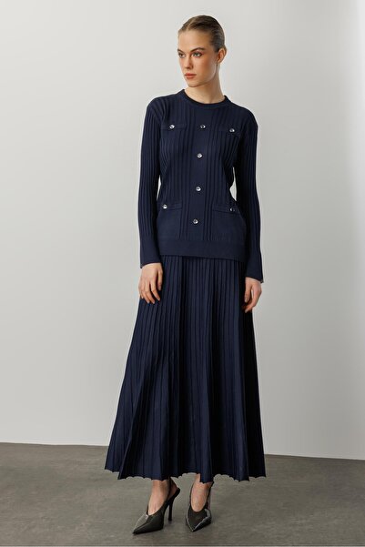 accort Ribana Detaylı Triko Takım-LACI