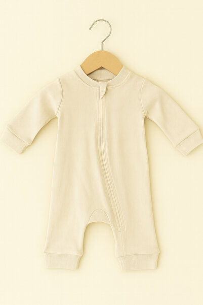 For My Baby Fermuarlı Ribanalı Tulum