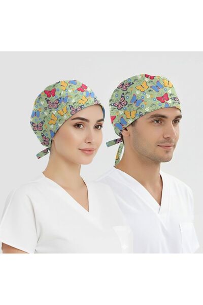 ÇİZGİ MEDİKAL Cerrahi hemşire bonesi ameliyat bonesi doktor bonesi aşçı bonesi