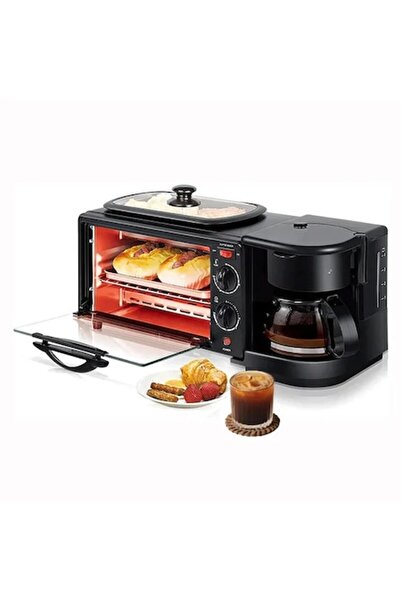 Deliny Πολυλειτουργική Συσκευή Πρωινού – Σταθμός Πρωινού, με Καπάκι, 2800W