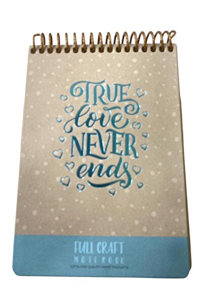 tüftürük Gıpta Full Craft A5 96 Sheets Unlined Spiral Bound Hardcover Noteboo...