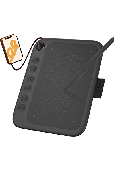 UGEE Q6 Kids Drawing Tablet - Digital Graphic Board Writing Pad Compatible with Android/PC