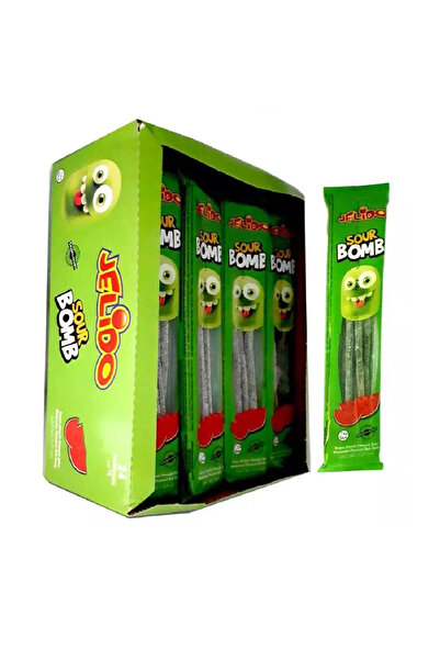 Jelido SOUR BOMB JELİBON KARPUZ AROMALI YUMUŞAK ŞEKER 24 ADET